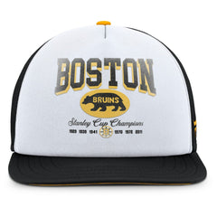 Boston Bruins Fanatics Decades Collection Foam Front Snapback Hat