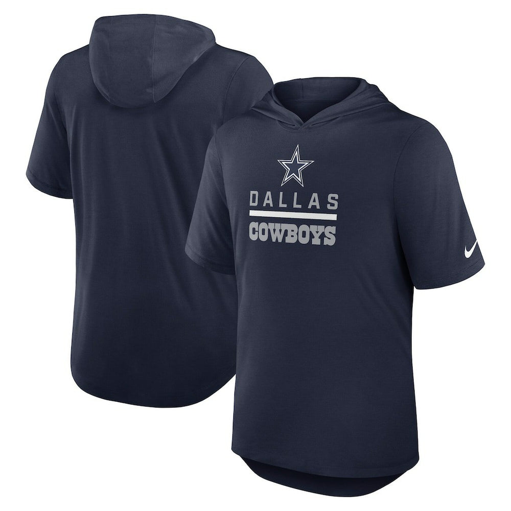 NFL Dallas Cowboys Lockup Tri-Blend Hoodie T-Shirt