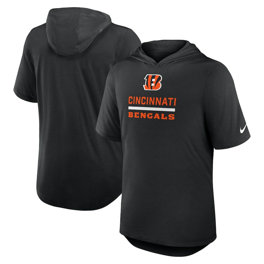 NFL Cincinnati Bengals Lockup Tri-Blend Hoodie T-Shirt