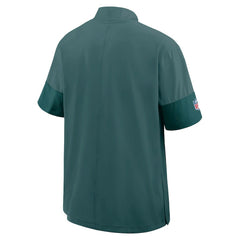 NFL Philadelphia Eagles Sideline Short Sleeve Quarter-Zip Dri-FIT Coach Jacket