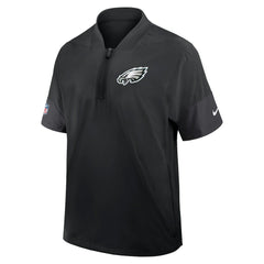 NFL Philadelphia Eagles Sideline Short Sleeve Quarter-Zip Dri-FIT Coach Jacket