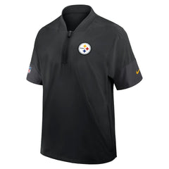 NFL Pittsburgh Steelers Sideline Short Sleeve Quarter-Zip Dri-FIT Coach Jacket