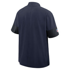 NFL Seattle Seahawks Sideline Short Sleeve Quarter-Zip Dri-FIT Coach Jacket