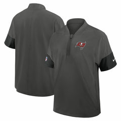 NFL Tampa Bay Buccaneers Sideline Short Sleeve Quarter-Zip Dri-FIT Coach Jacket