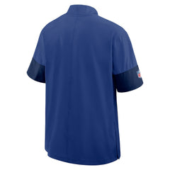 NFL New York Giants Sideline Short Sleeve Quarter-Zip Dri-FIT Coach Jacket