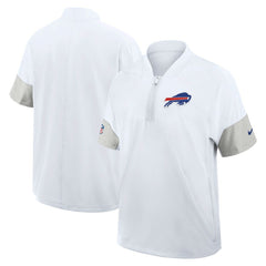 NFL Buffalo Bills Sideline Short Sleeve Quarter-Zip Dri-FIT Coach Jacket