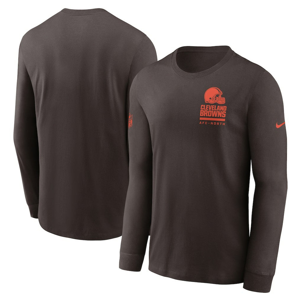 NFL Cleveland Browns Sideline Dri-FIT Long Sleeve T-Shirt