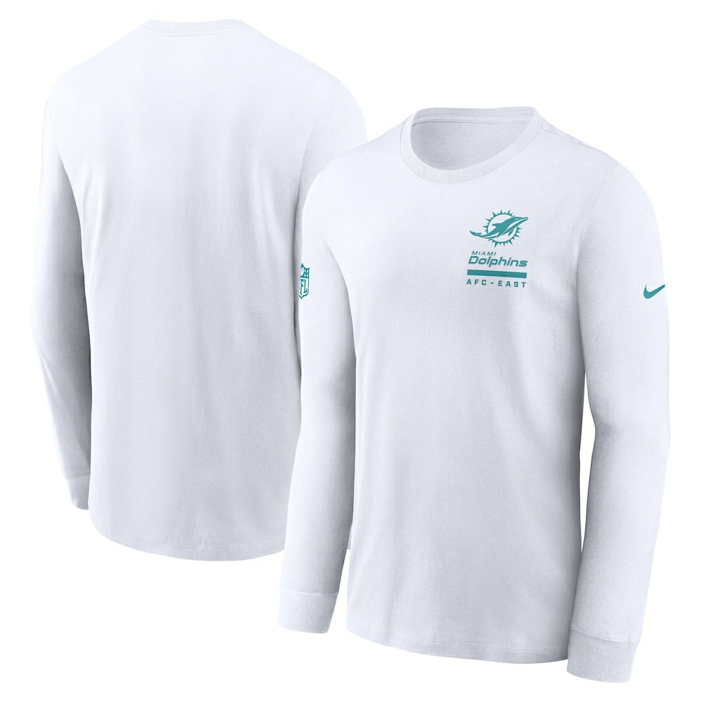 NFL Miami Dolphins Sideline Dri-FIT Long Sleeve T-Shirt