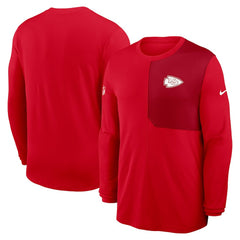 NFL Kansas City Chiefs Sideline Coach UV Dri-FIT Long Sleeve Shirt