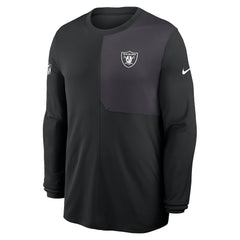 NFL Las Vegas Raiders Sideline Coach UV Dri-FIT Long Sleeve Shirt