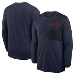 NFL New England Patriots Sideline Coach UV Dri-FIT Long Sleeve Shirt