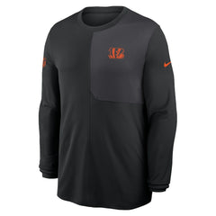 NFL Cincinnati Bengals Sideline Coach UV Dri-FIT Long Sleeve Shirt
