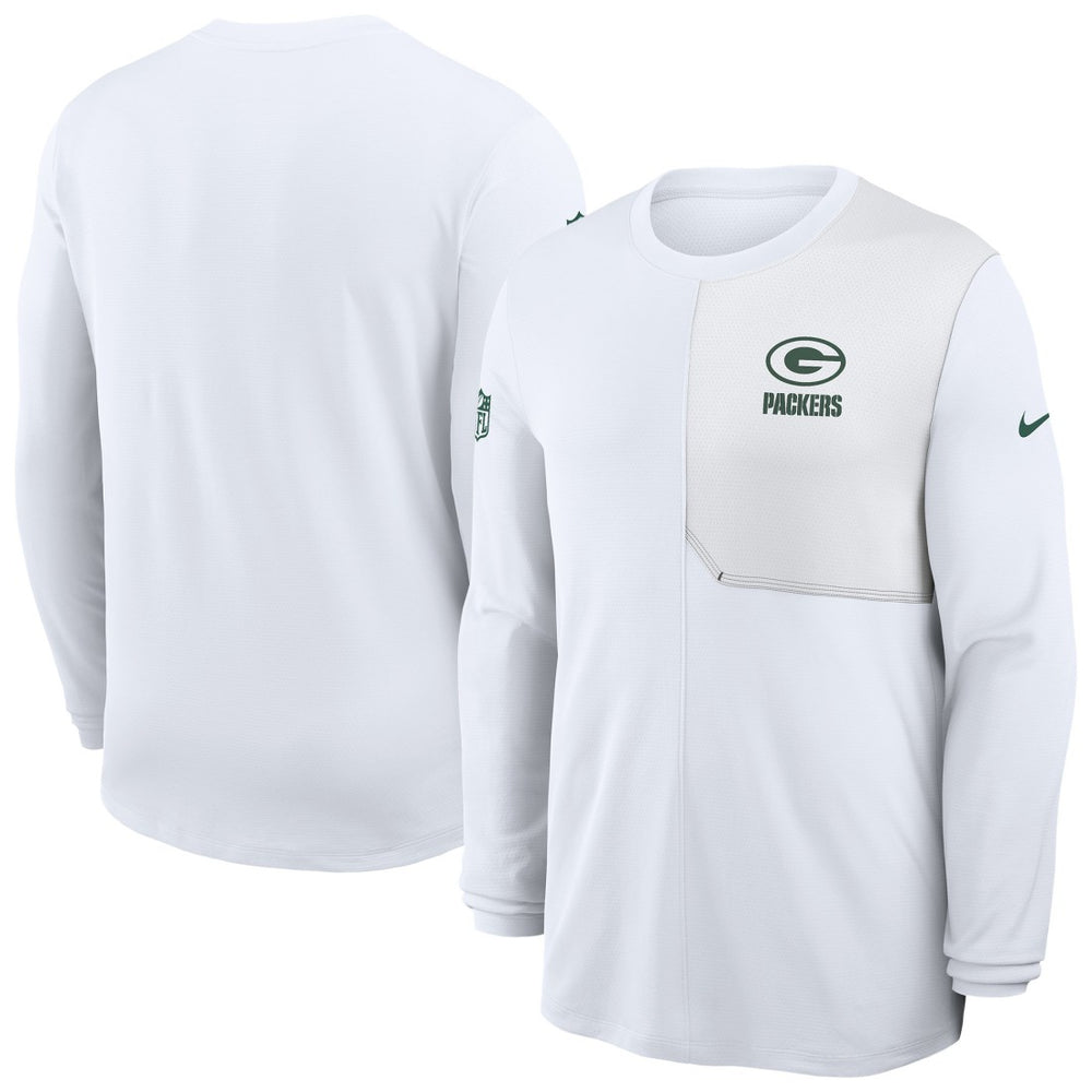 NFL Green Bay Packers Sideline Coach UV Dri-FIT Long Sleeve Shirt