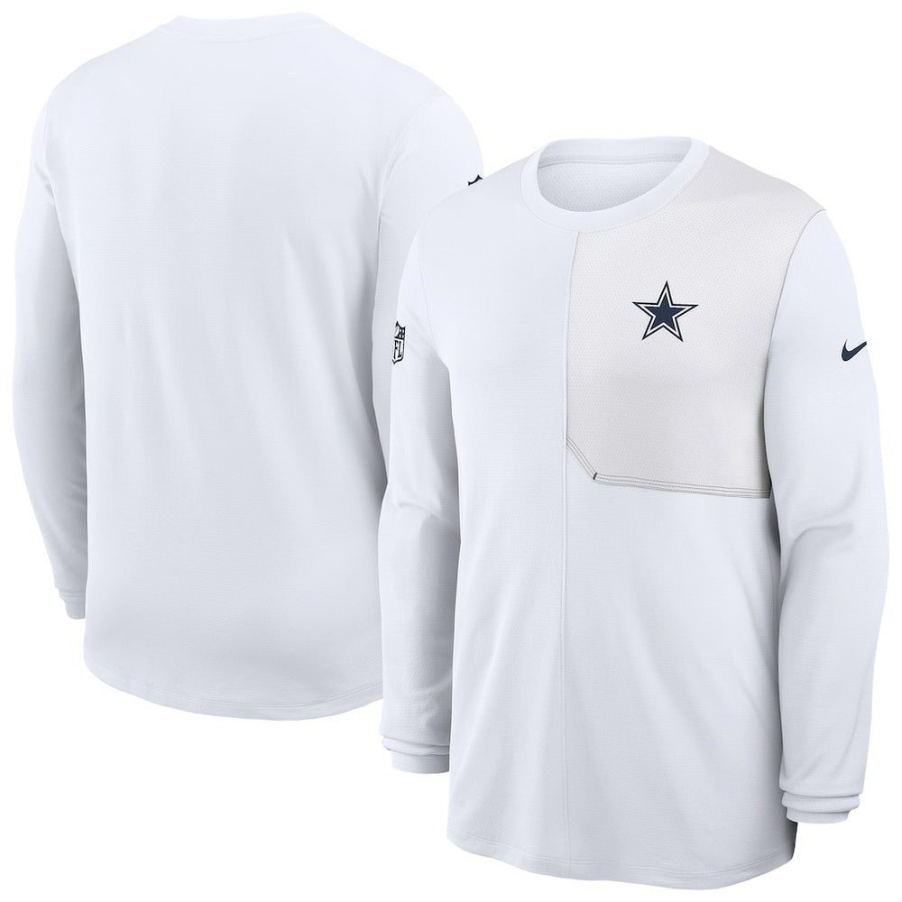 NFL Dallas Cowboys Sideline Coach UV Dri-FIT Long Sleeve Shirt