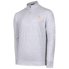 Houston Astros Sublime Tri-Blend Quarter-Zip Jacket - Gray