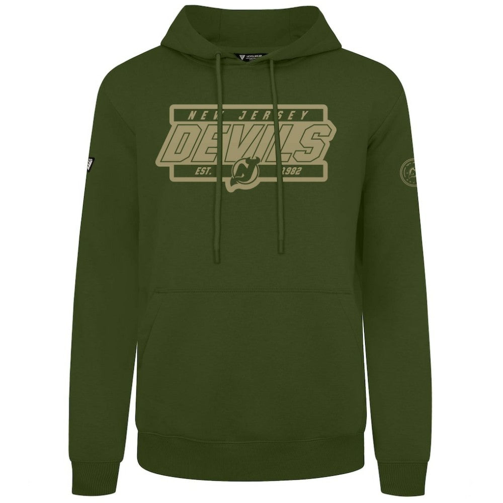 New Jersey Devils Levelwear Podium Pullover Hoodie