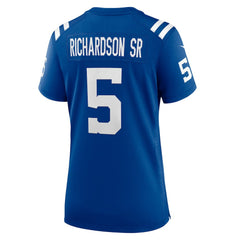 NFL Indianapolis Colts Anthony Richardson Sr. Women's Team Game Jersey
