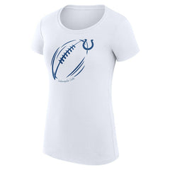 NFL Indianapolis Colts G-III 4Her by Carl Banks Women's Super-Slim Fit Lightweight Subtle Football T-Shirt
