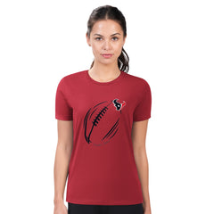 NFL Houston Texans G-III 4Her by Carl Banks Women's Super-Slim Fit Lightweight Subtle Football T-Shirt