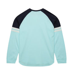 Seattle Kraken Mitchell & Ness Thermal Henley Long Sleeve T-Shirt