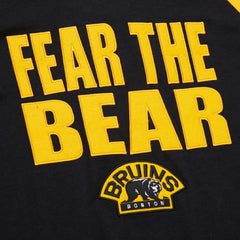 Boston Bruins Mitchell & Ness Legendary Slub Raglan Long Sleeve T-Shirt