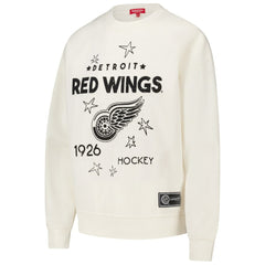 Detroit Red Wings Mitchell & Ness Women's Logo 3.0 Pullover Sweatshirt