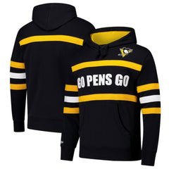 Pittsburgh Penguins Mitchell & Ness Head Coach Slogan Pullover Hoodie