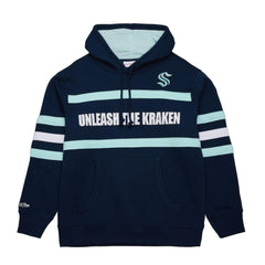 Seattle Kraken Mitchell & Ness Head Coach Slogan Pullover Hoodie