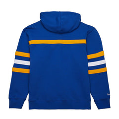 St. Louis Blues Mitchell & Ness Head Coach Slogan Pullover Hoodie