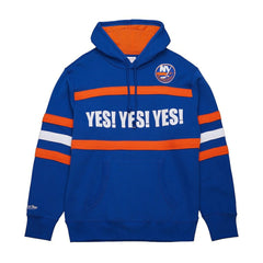 New York Islanders Mitchell & Ness Head Coach Slogan Pullover Hoodie