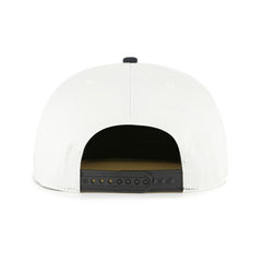 Houston Astros Foundation Captain Snapback Hat - White/Black | 47 brand