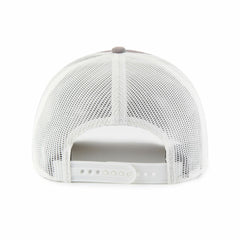 Los Angeles Angels Tide Sweep Rope Trucker Adjustable Hat - Gray/White | 47 brand