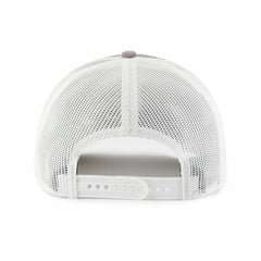 Miami Marlins Tide Sweep Rope Trucker Adjustable Hat - Gray/White | 47 brand