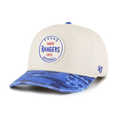 Texas Rangers Fiji Rope Hitch Adjustable Hat - Cream/Navy | 47 brand