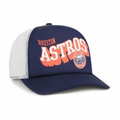 Houston Astros Meander Foam Trucker Snapback Hat - Navy | 47 brand