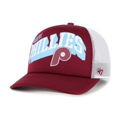 Philadelphia Phillies Meander Foam Trucker Snapback Hat - Red | 47 brand