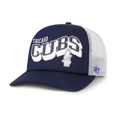 Chicago Cubs Meander Foam Trucker Snapback Hat - Navy | 47 brand