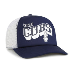 Chicago Cubs Meander Foam Trucker Snapback Hat - Navy | 47 brand
