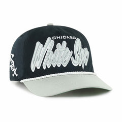 Chicago White Sox Dropshadow Rope Hitch Adjustable Hat - Black | 47 brand