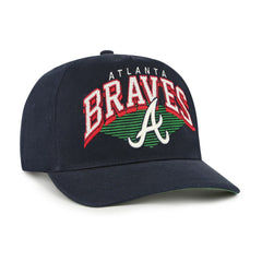 Atlanta Braves Pomona Hitch Adjustable Hat - Navy | 47 brand