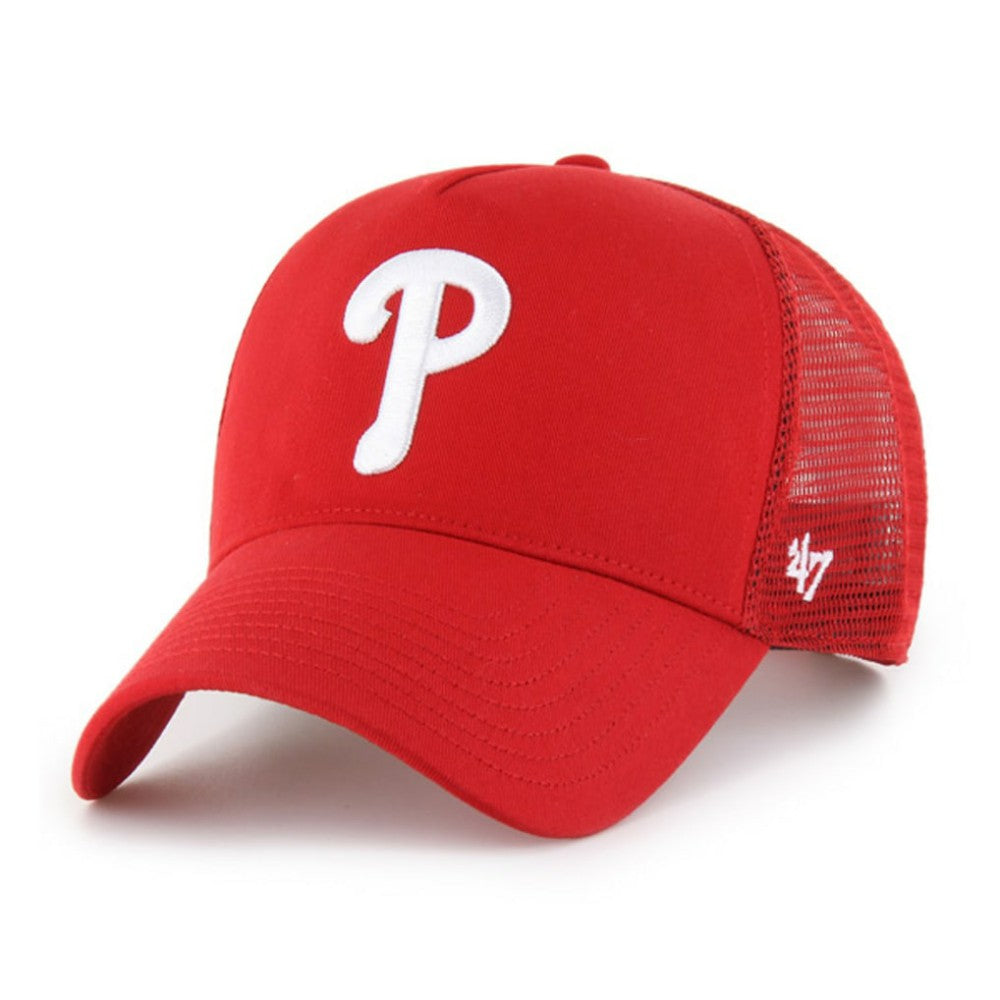 Philadelphia Phillies Ballpark Offside Adjustable Trucker Hat - Red | 47 brand