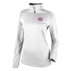 Montreal Canadiens Columbia Women's Omni-Wick Shotgun 2.0 Quarter-Zip Pullover Top