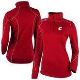 Calgary Flames Columbia Women's Omni-Wick Shotgun 2.0 Quarter-Zip Pullover Top