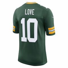 NFL Green Bay Packers Jordan Love Team Vapor Untouchable Limited Jersey