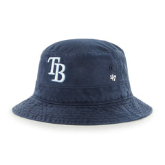 Tampa Bay Rays Primary Logo Bucket Hat - Navy | 47 brand