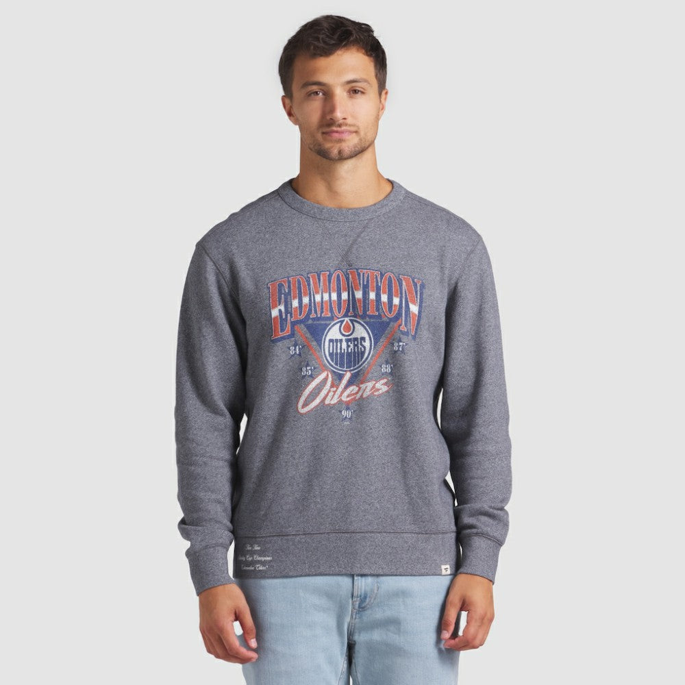 Edmonton Oilers Fanatics Decades Collection Legendary Fleece Pullover Sweatshirt