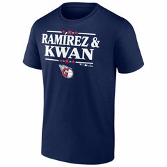 Jose Ramirez & Steven Kwan Cleveland Guardians Election Player T-Shirt - Navy