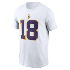 NFL Minnesota Vikings Justin Jefferson Name & Number T-Shirt