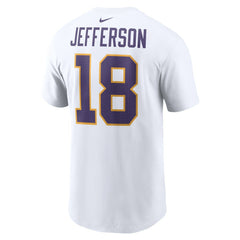 NFL Minnesota Vikings Justin Jefferson Name & Number T-Shirt