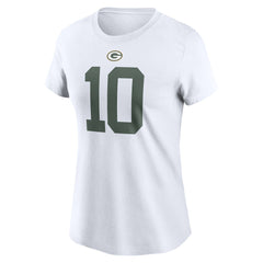 NFL Green Bay Packers Jordan Love Women's Player Name & Number T-Shirt